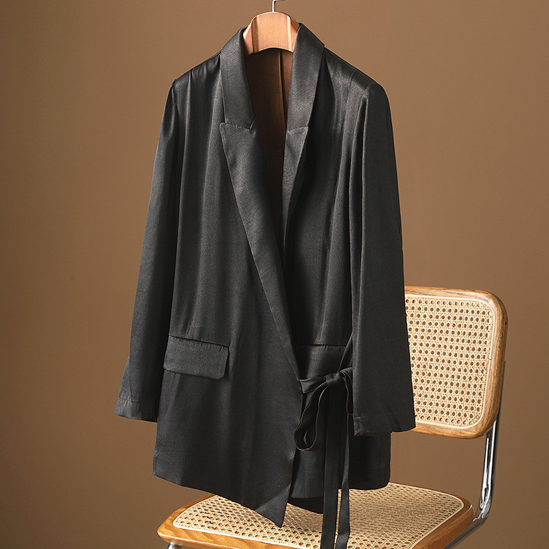 Xiangyun Silk Spring Jacket 2026 New Small Blazer Niche Original Design Women's Mulberry Silk Suit