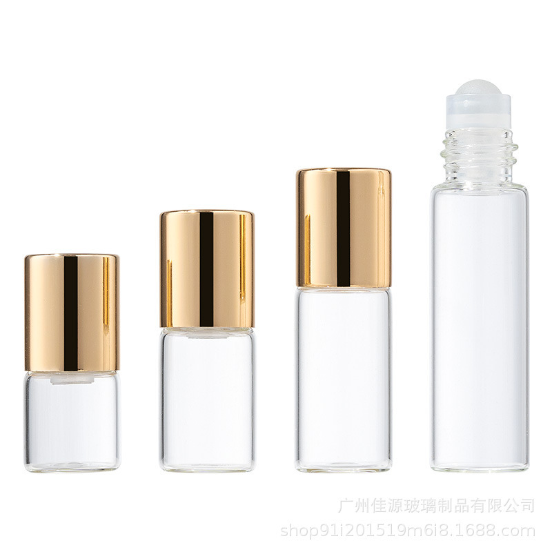 現品ビーズボトル1ml 2ml 3ml 5ml香水分注瓶透明ボールボトル精油原液サンプルボトル|undefined