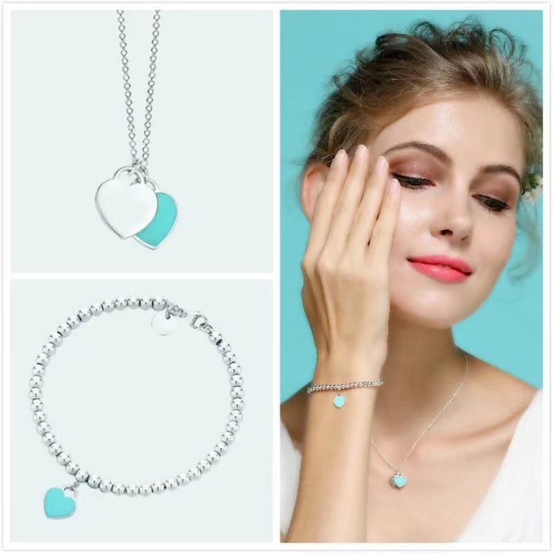 8g Weight Bracelets, Necklace Classification ball chain, cable chain Chain Type 1 Piece Quantity Daily Occasion Wholesale Jewelry Elegant Heart Shape Copper Plating Bracelets Necklace Ball Chain Cable Chain