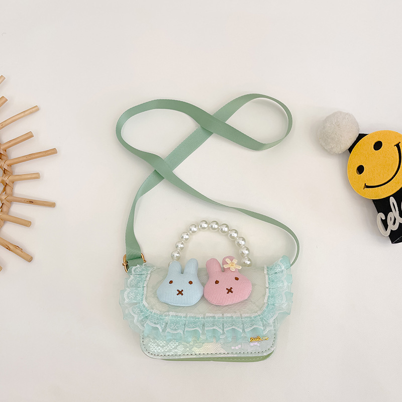 Bolso de los niños de estilo coreano 2022 Otoño Nueva Chica Flor bolsa de mensajero de moda estilo Chanel mini bolsa de accesorios de moda