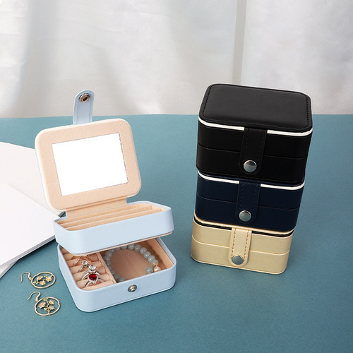 Exquisite Double-layer Hand Jewelry Hairpin Box for Influencers, High-end Children's Bracelet Storage Packaging, Decorative Accessories Box