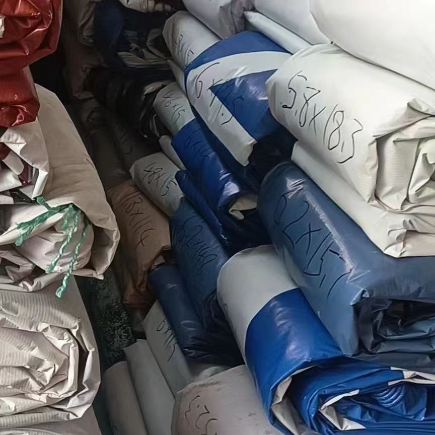 河北大量二手广告布废旧喷绘布 搭棚用广告布 装修保护用旧广告布