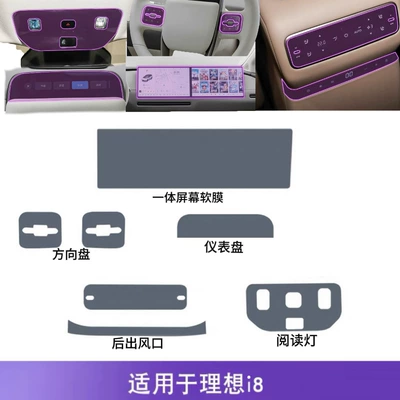 for 25 models of the Li Auto i8, Car interior film - full-interior-set