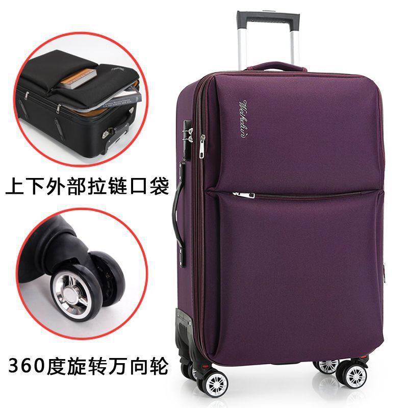 Método de maleta de viaje Oxford Bra-bar, maleta de moda para hombres y mujeres, maleta de estilo coreano, lienzo, caja de código, maleta de cuero.