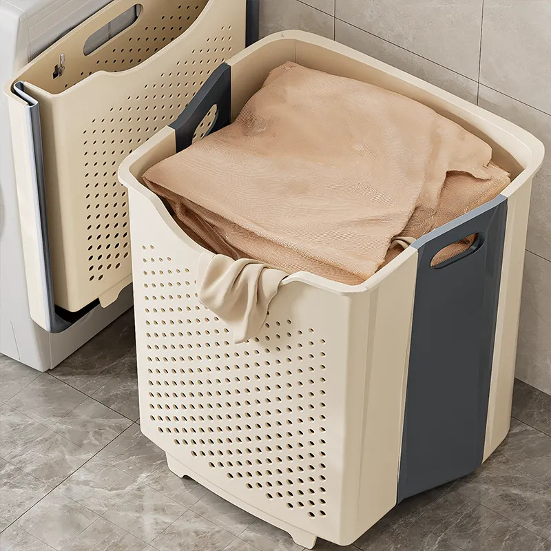 Dirty Clothes Basket Wall-Mounted Foldableable Bathroom Toilet Household Laundry Basket for Dirty Clothes Storage Basket Dirty Clothes Basket