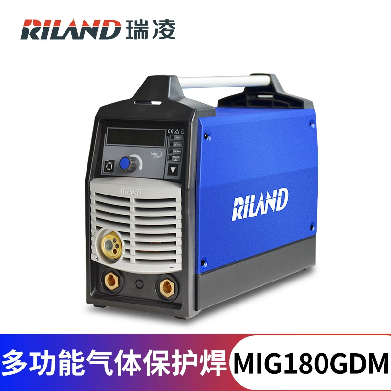 Ruiling MIG180GDM безагазовый вторичный сварочный аппарат, сварочный аппарат 220 В, бытовой углекислый газ, защита от газа, высокая мощность