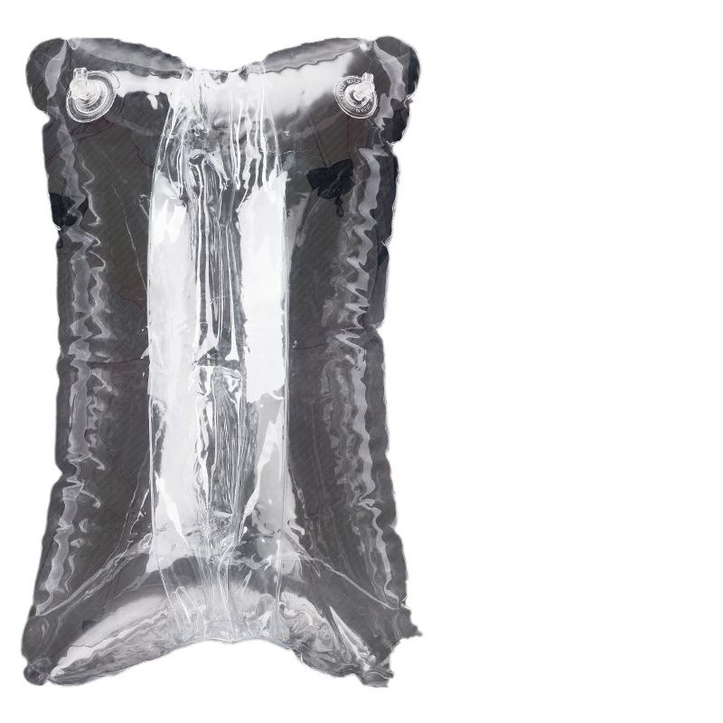 Inflatable Pillow Adult Men's Doll, Clear PVC, Compact 0.1 kg, Pump Option