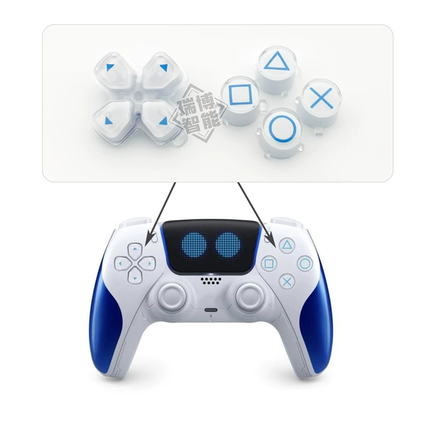 PS5 Space Robot-Direction Keys + Function Buttons