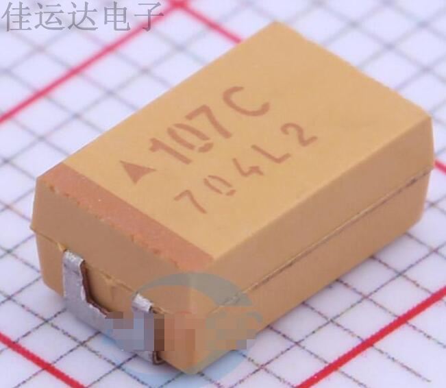 TPSD107K016R0150 规格 100uF(107) ±10% 16V 钽电容器