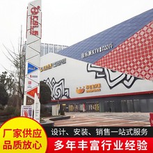 精神堡垒导视牌大型户外立式指示牌景区商场售楼部广告牌立体招牌