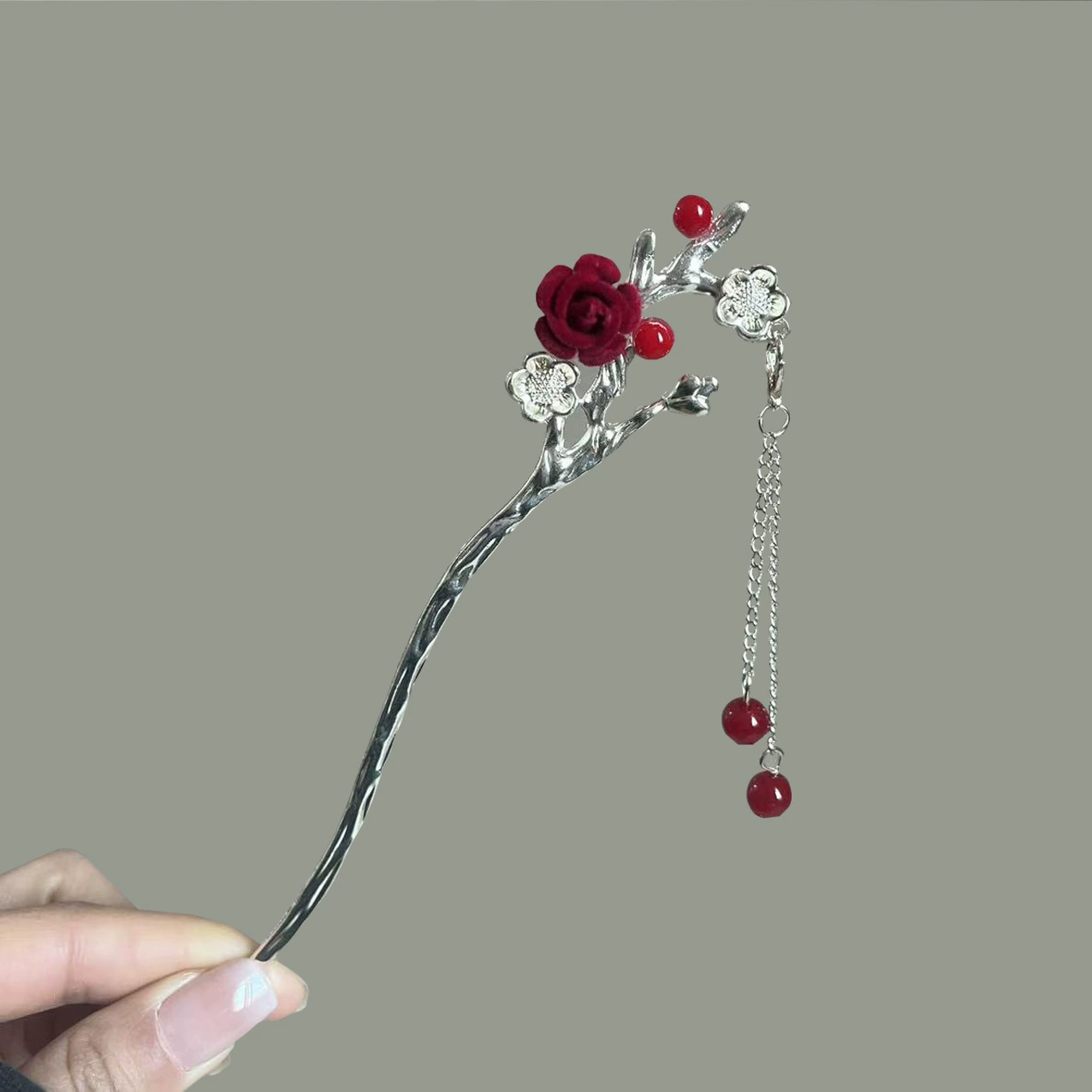 Hairpin Hanfu заколка для волос, орхидея цветочный декоративный аксессуар для волос, простая элегантная китайская стиль
