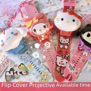 Children's Toy Cartoon Electronic Ultraman Watch 3-8-year-old young children and girls projection luminous watch