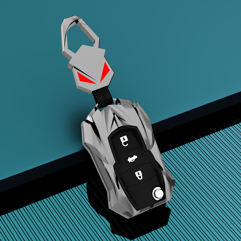 [업그레이드 + 발광 버튼] G 밝은 실버 + 빨간 눈 버튼