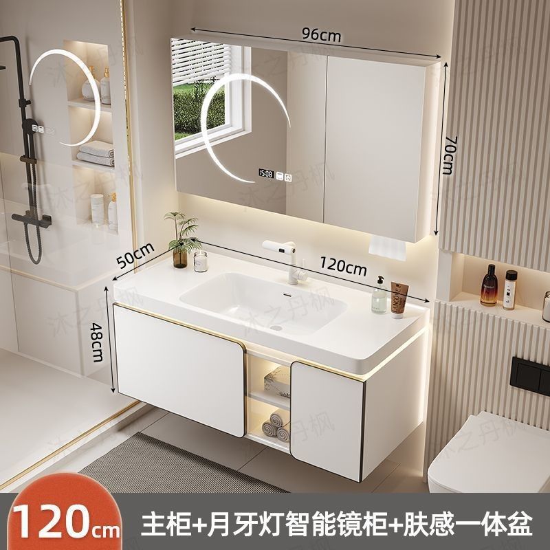 25 años de luz de la luna blanca nueva bañera de cerámica gabinete de baño combinado lavabo de cerámica lavabo gabinete de baño