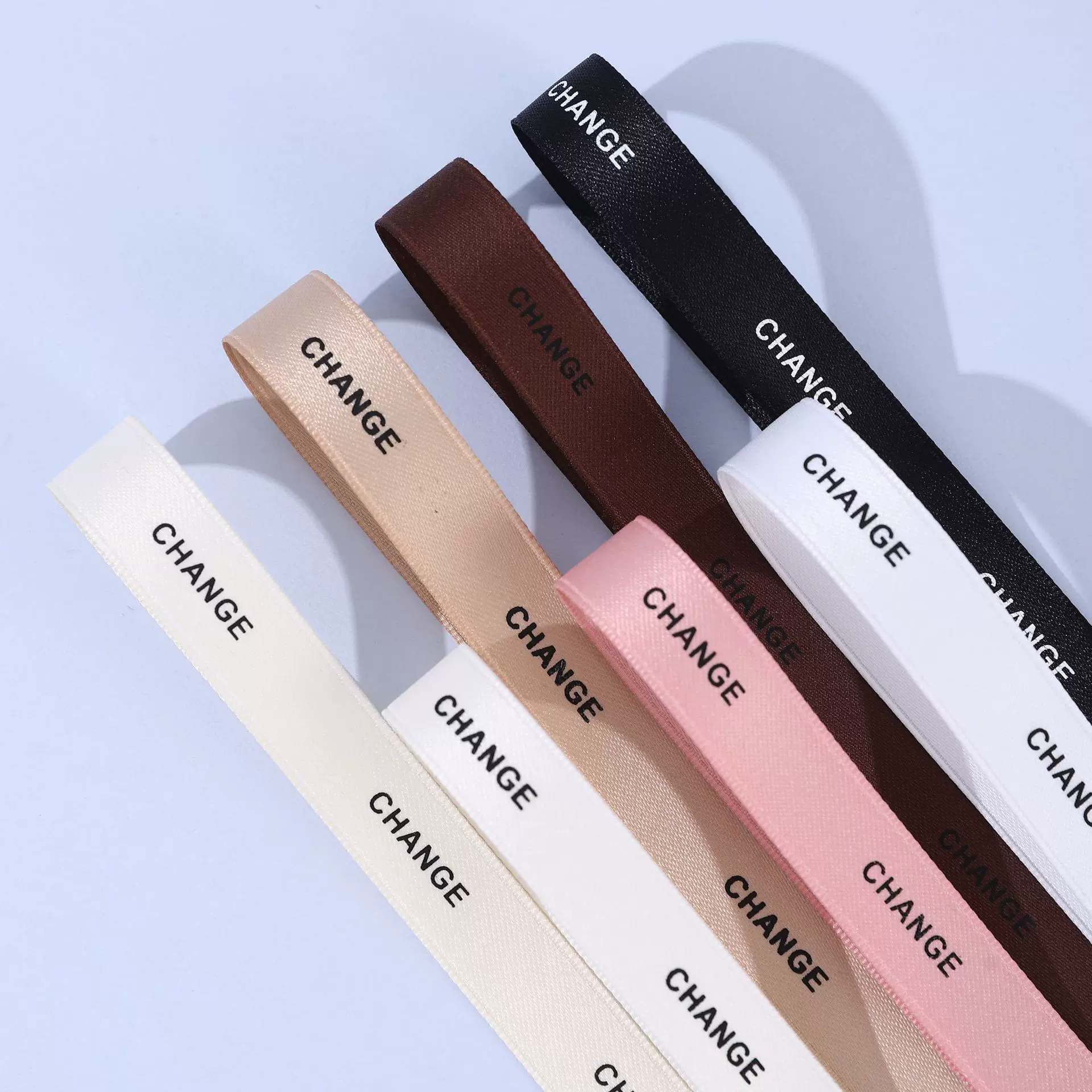 汇雅涤棉字母印刷丝带 小香风消光高档鲜花蛋糕礼盒包装织带辅料