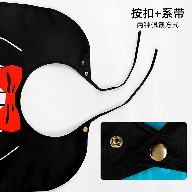 Fábrica de suministro transfronterizo babero para los ancianos para comer cuidado multifuncional para los ancianos babero delantal a prueba de aceite