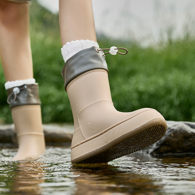 카키색상 (방수포트 + 탈부착 벨벳) | 두 사이즈 크게 선택해주세요