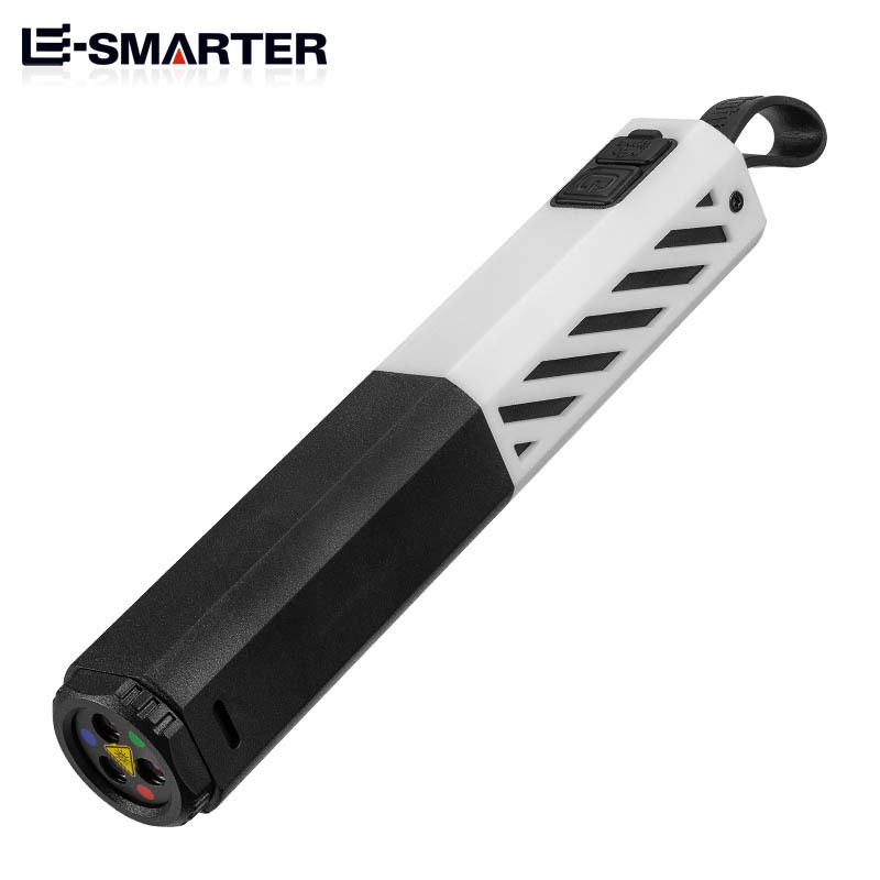 Transfronterizos portátiles comerciales tricolor lámpara láser PPT discurso ventas de larga duración telescópico lámpara láser zoom