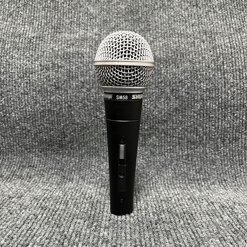 Transfronteriza de alta calidad SM58S bobina móvil micrófono con cable con interruptor de rendimiento etapa de grabación en vivo micrófono al aire libre
