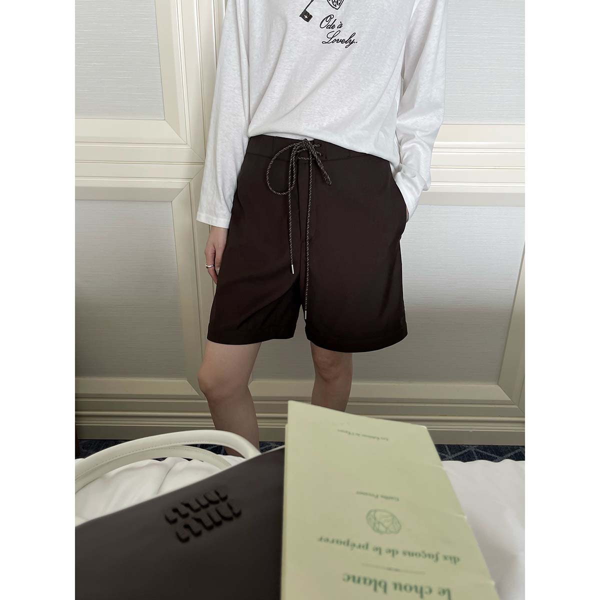 【Special Offer from Thirteen Rows, No Returns or Exchanges】Versatile Casual Suit Shorts for Women, Slimming Straight-Leg Five-Point Shorts for Women