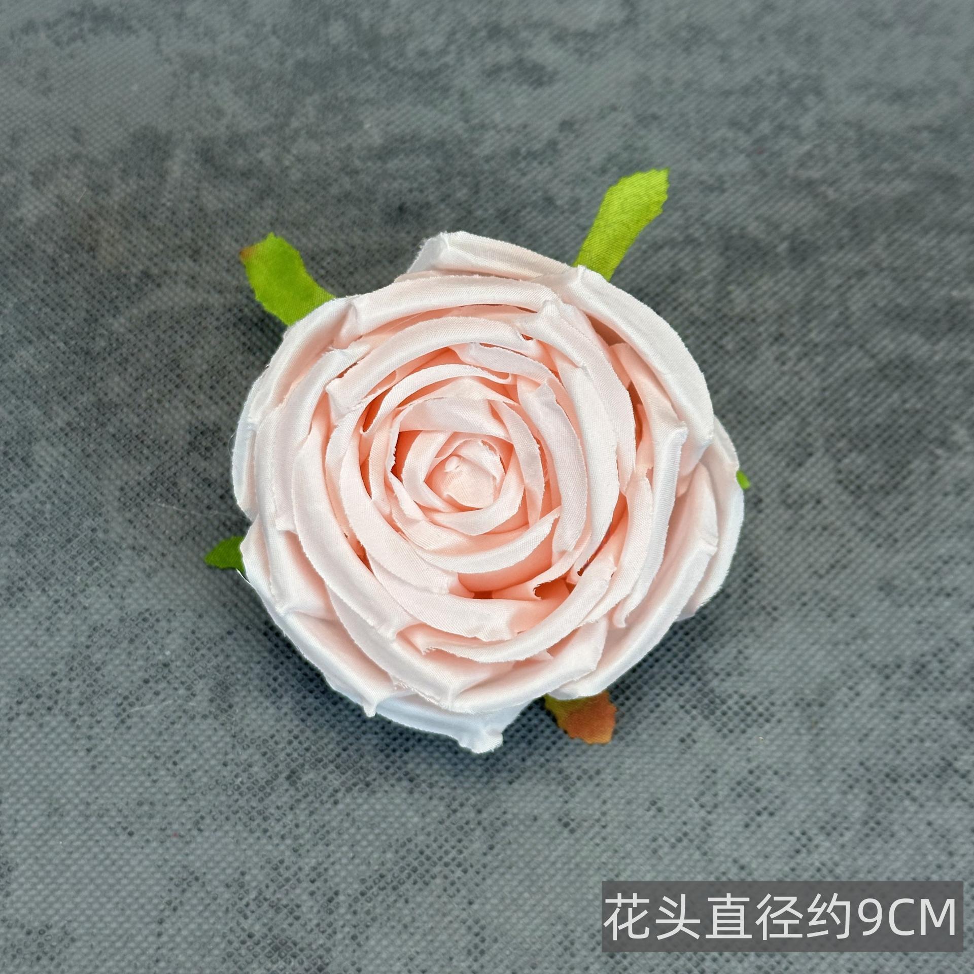 Franela artificial flor Rosa cabeza ramillete rojo boda flor pared tiro apoyos flor artificial arco flor artificial al por mayor