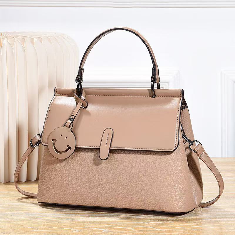 Bolso de hombro simple bolso de color sólido bolso de mano adorable bolso de mochila bolso al por mayor transfronterizo bolsos de mujer pu