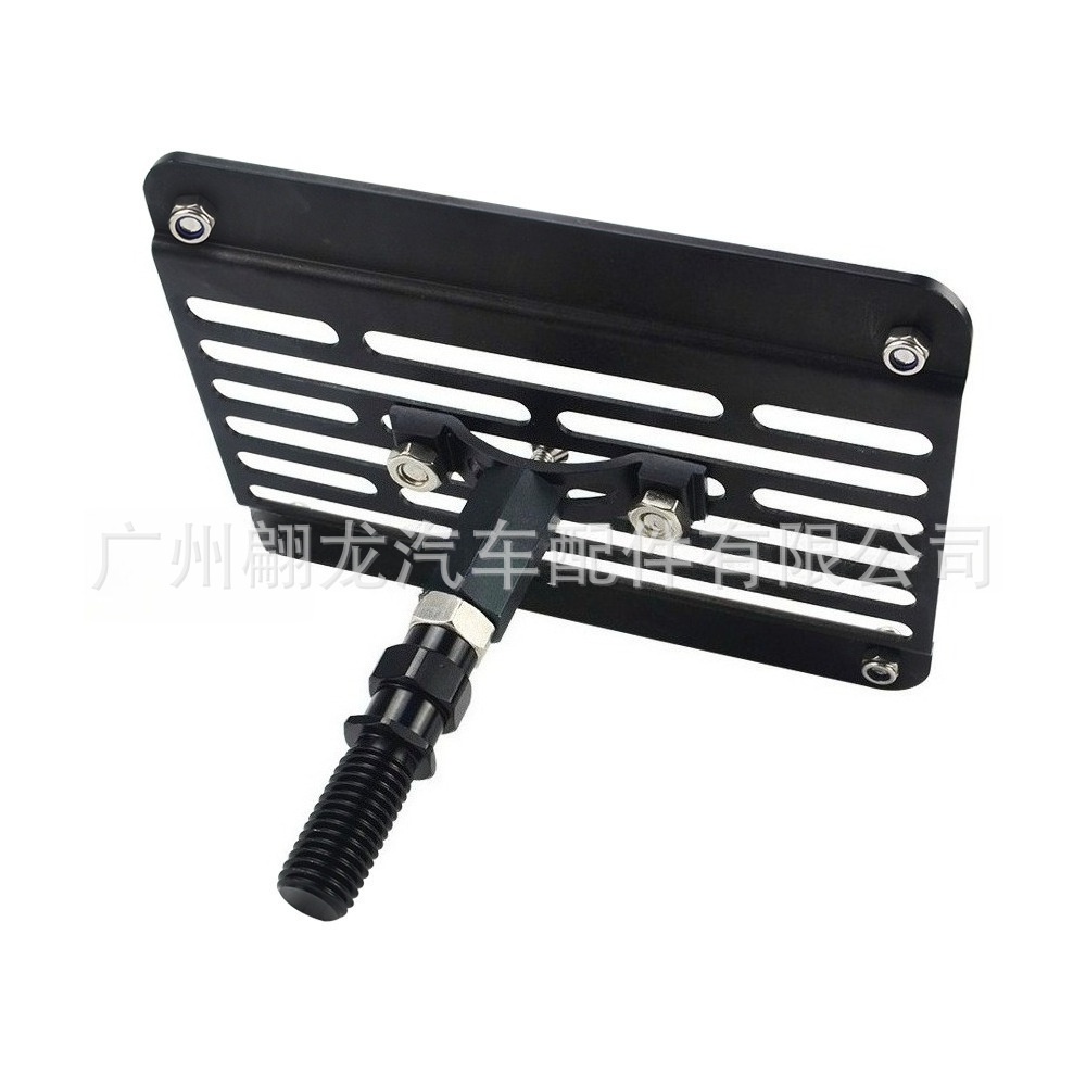 Cross-Border Hot Selling New American Car License Plate Frame Trailer Hook License Plate Frame Cut Out License Plate Holder Aluminum Alloy License Plate Holder