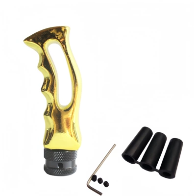 Armrest, handle, handle aluminum alloy grip pistol - gold