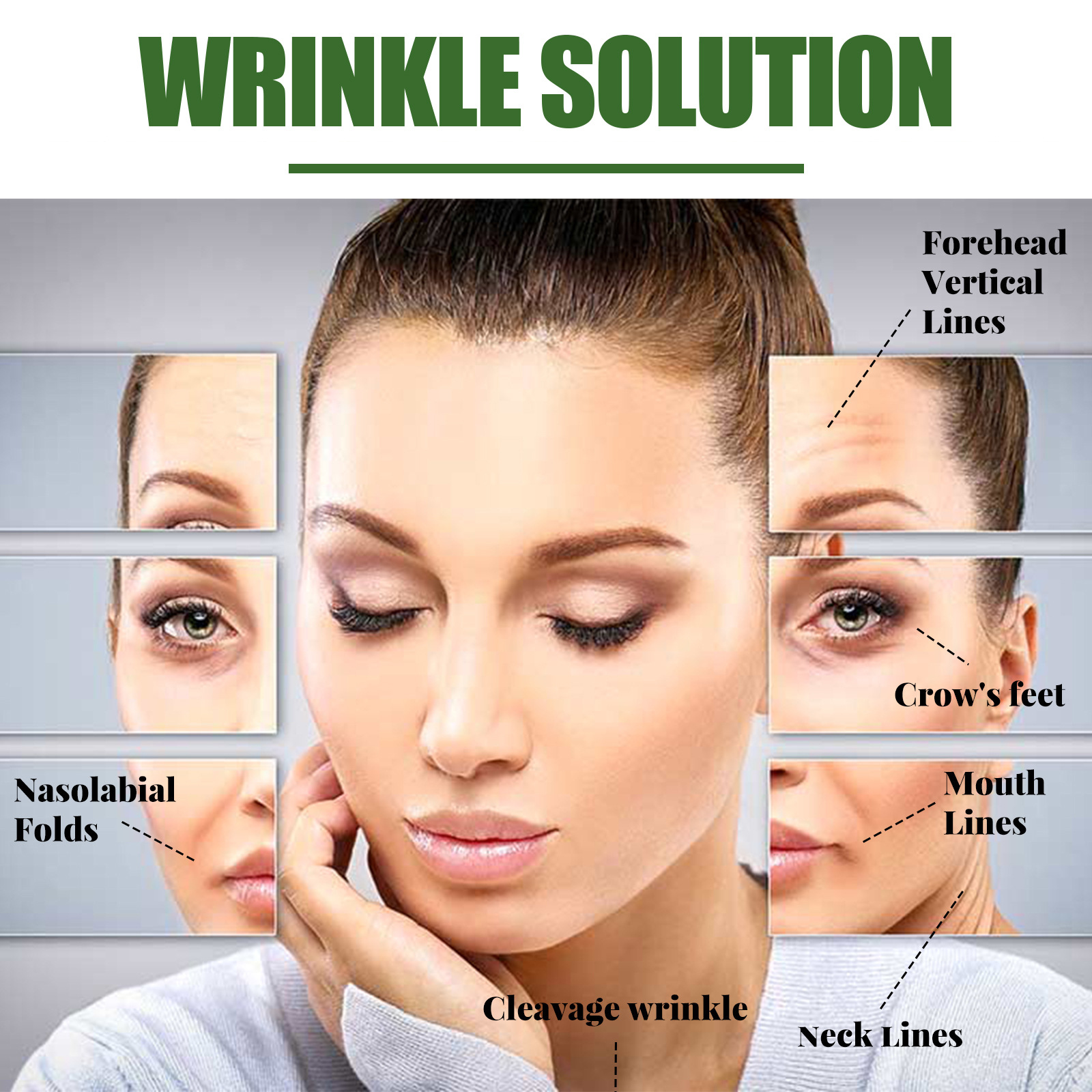 EELHOE Deep Ati wrikle essence för ansiktsuppstramning, dimiishig fie lögner, wrinkles, shrikig porer ad improvig_voghion.com
