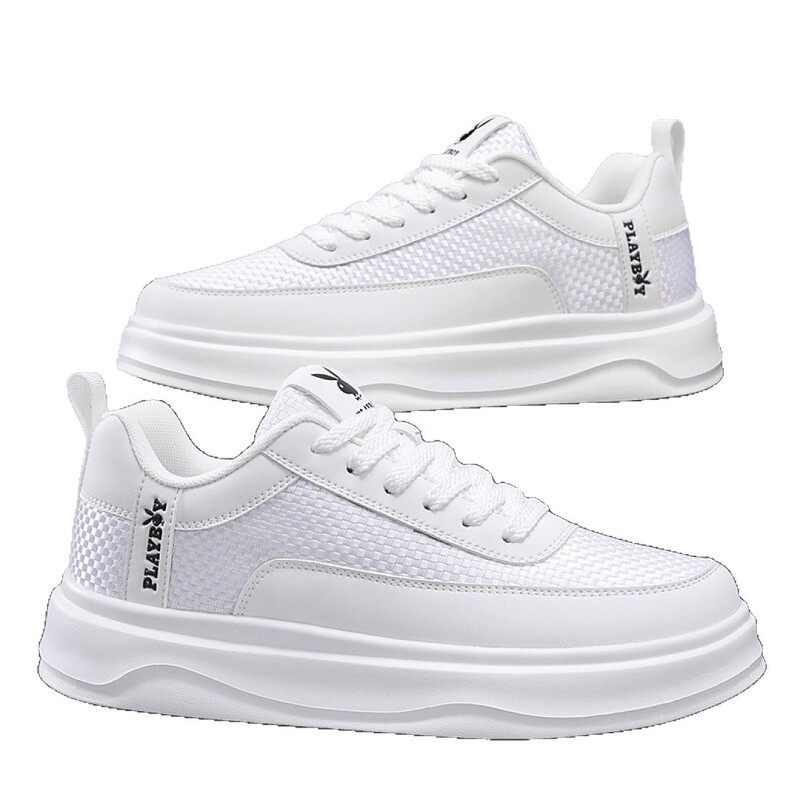 Playboy Men's Shoes for Teenagers 2026 Summer New Thick-Soled Non-Slip Mesh Breathable Casual Sneakers Sports Shoes Playboy Men's Shoes for Teenagers 2026 Summer New Thick-Soled Non-Slip Mesh Breathable Casual Sneakers Sports Shoes