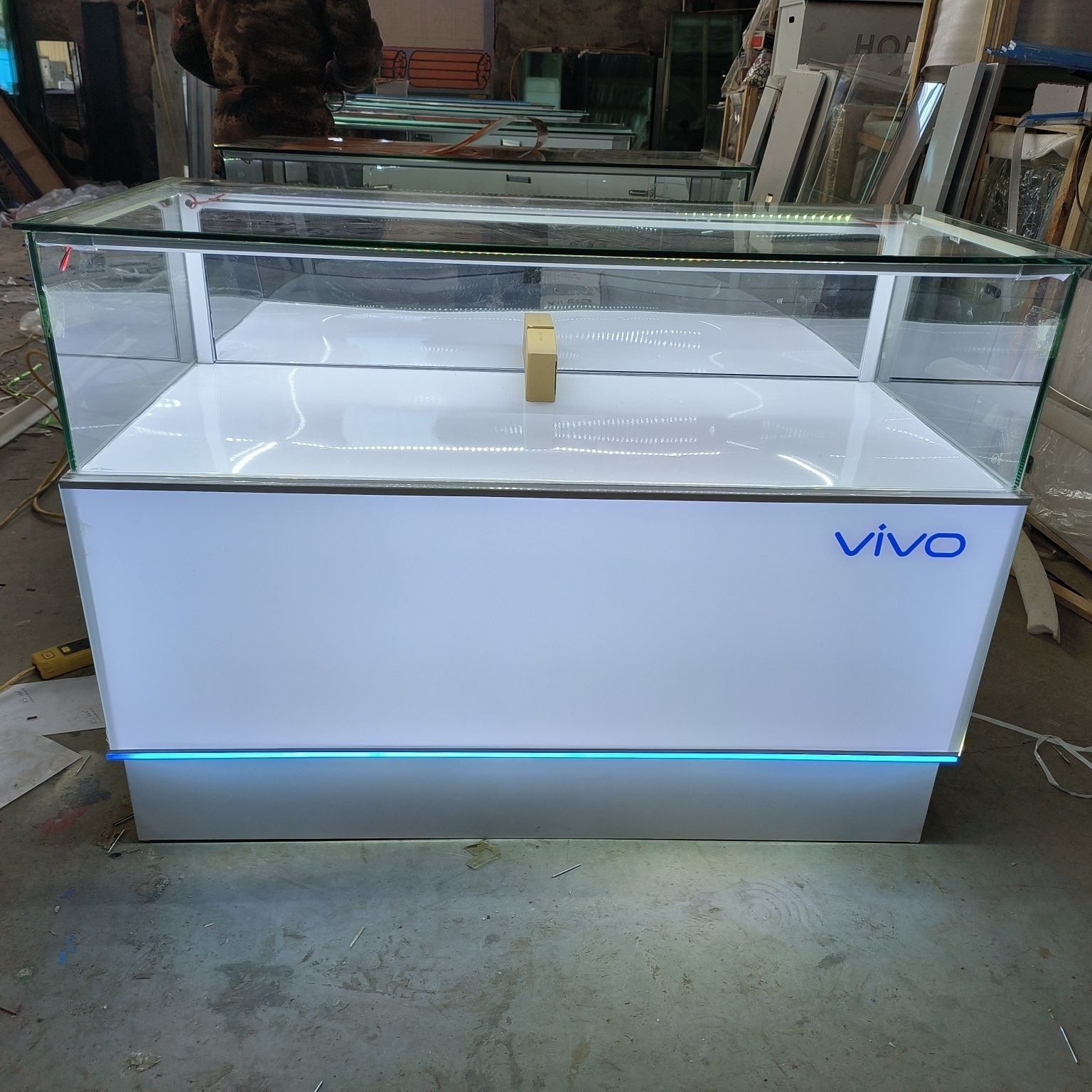 新款手机柜台华为vivo荣耀opoo多功能玻璃电信移动业务受理台展柜