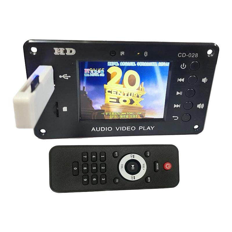 多機能車載用 2.8inch インチ TFT スクリーンオーディオモジュール、ロスレスマルチフォーマット MP5 Bluetooth デコーダー、クロックモジュール