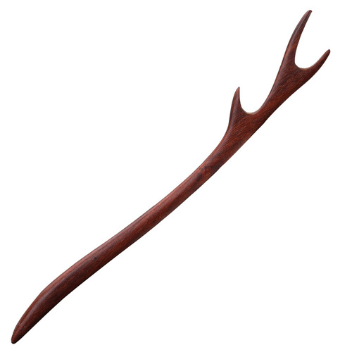 Red sandalwood hairpin, antique sandalwood hairpin, simple modern red sandalwood hairpin, Hanfu hair accessories, daily cheongsam hairpin