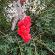 水晶草莓串粉绿草莓香薰精油皂高颜值精油皂香薰挂件伴手礼清洁
