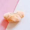 Light brown rabbit hair crossing winter sweater
