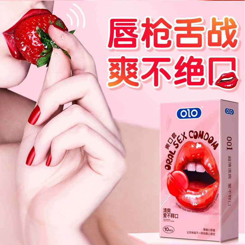 olo Освежающие вкусы клубники 10 шт в слабой/мямной оболочке, фруктовый вкус, без масла любовь, специальные товары для взрослых