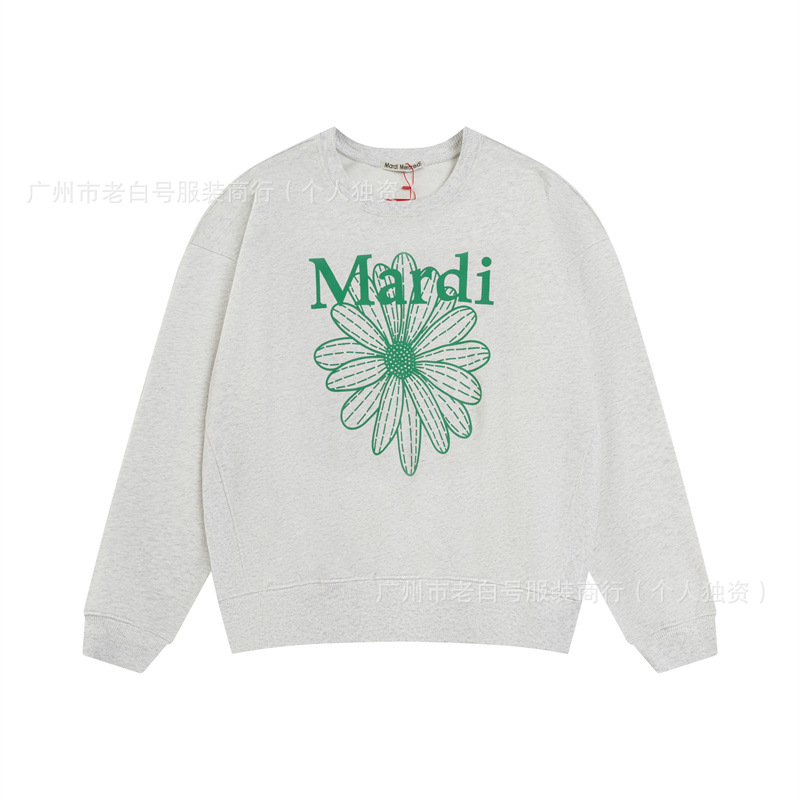 24SS 가을과 겨울 한국 패션 브랜드 골드 하이 실버 같은 작은 ZOU JU 인쇄베이스 클래식 느슨한 함정 땀