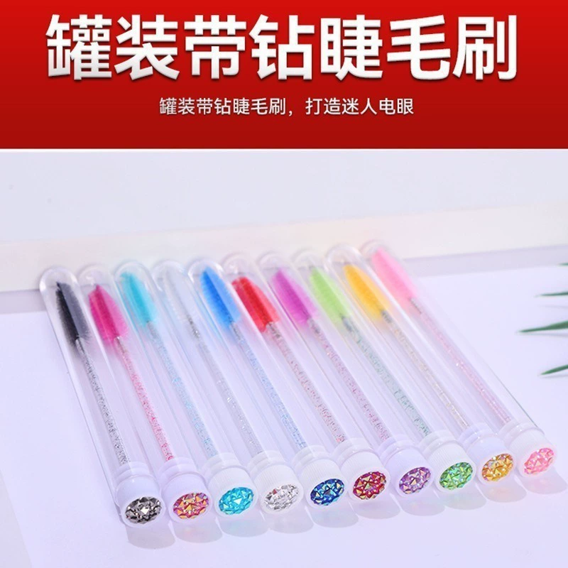 Disposable handheld brush for eyelashes