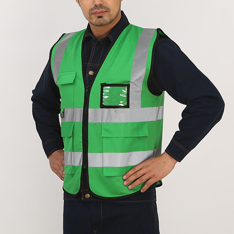 chaleco de seguridad reflectante chaleco de construcción de ingeniería de construcción ropa reflectante de trabajo chaqueta de protección de seguridad de mano de obra ropa reflectante
