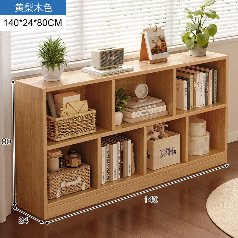 Estante de cosméticos de estilo crema, gabinete de rejilla de piso a techo lateral de mesa, gabinete de ocho compartillas, gabinete de almacenamiento de perfumes para productos para el cuidado de la piel