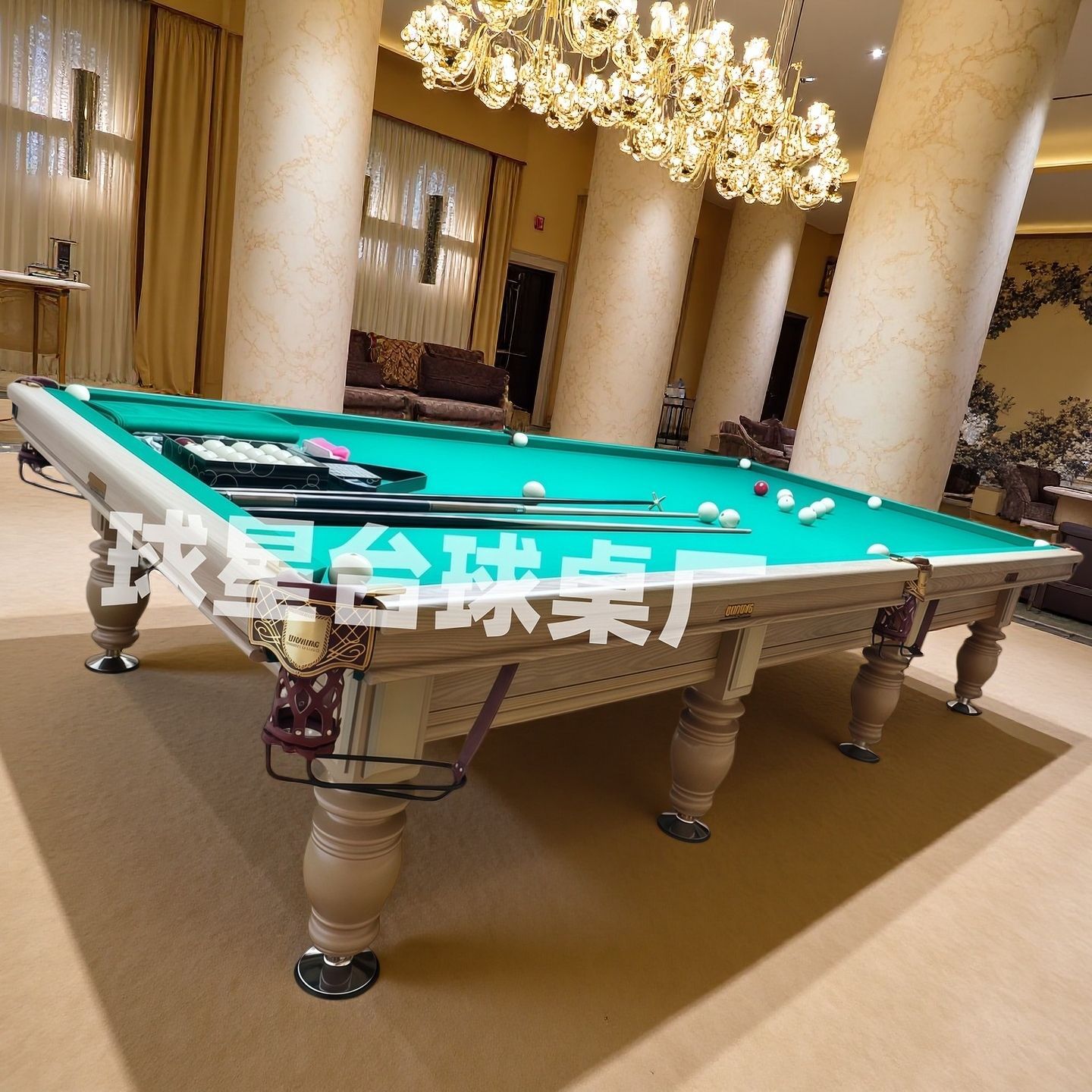 Russian pool table 12 feet Xin Star Russian pool table Guangdong star GD.QIUXING…