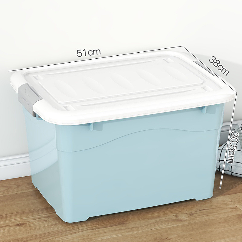 特大透明プラスチック収納ボックス厚みのある家庭用衣類キルト収納ボックス本収納ボックス大|undefined