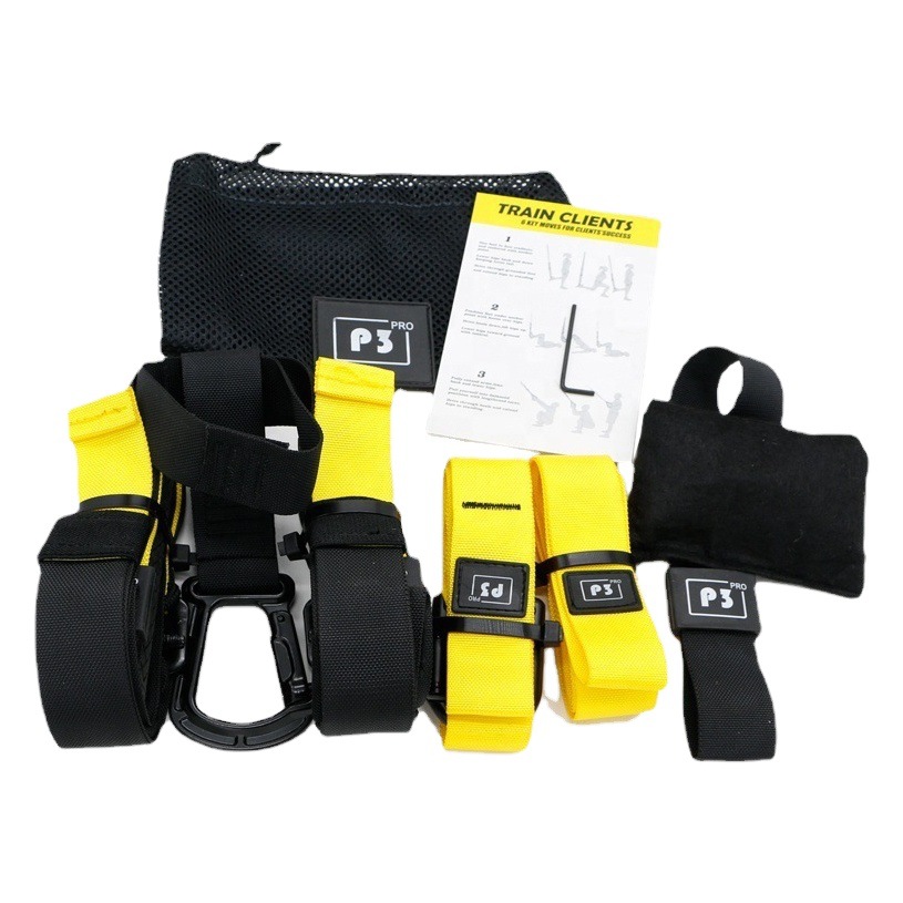 Bandas de suspensión TRX para entrenamiento en casa o gimnasio, ideales para yoga, fuerza y resistencia