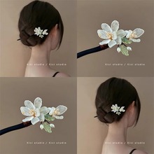 古风流苏发簪女复古高级感汉服头饰新中式木质发钗子步摇簪子发饰