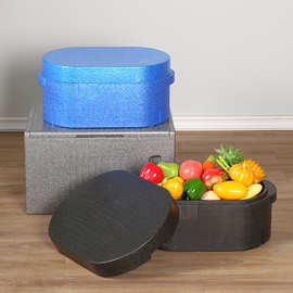 工厂EPP泡沫保温箱食品保鲜箱24L63L 水果冷藏生鲜面团蔬菜食品箱