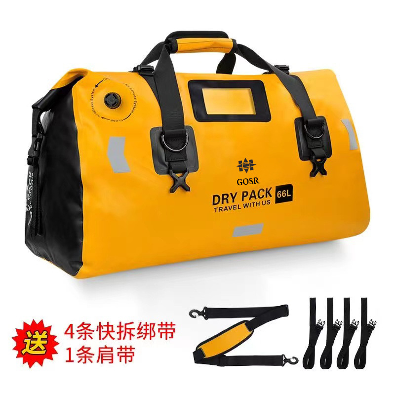 Cross-Border Motorcycle Rainproof Bag, Rear Seat Bag, Fully Waterproof Tail Bag, Large Capacity Riding Bag, Rider Motorcycle Travel Equipment