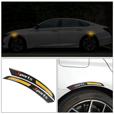 Cross-Border Hot-Selling New Car Wheel Wheel eyebrow - yellow-sports