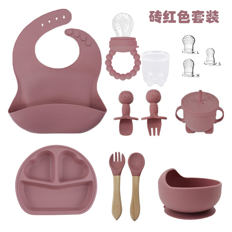 Children's Feeding Tableware, Baby Learning to Eat, Training Food Spoon, Baby Independent Eating, Children's Feeding Tableware Wholesale