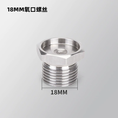 Motorcycle exhaust pipe oxygen port plug/base oxygen - 18mm-oxygen-port-screw