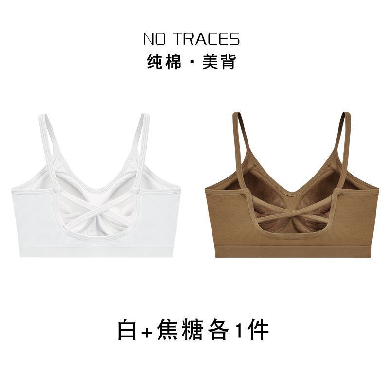 Copa fija ropa interior de mujer espalda sin anillo de acero sujetador de elevación contra caída de pecho ropa interior deportiva fábrica de comercio